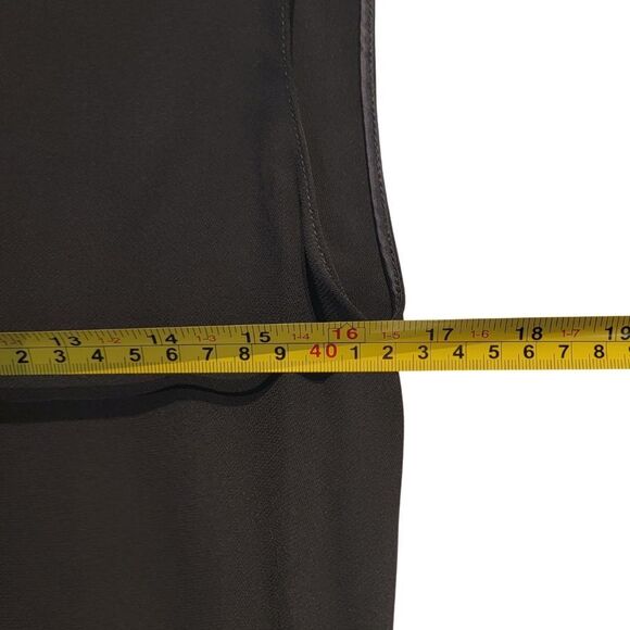 ZARA Black Chain Fringe Sleeveless Top Womens S Dressy Party Grunge Sexy Relaxed - Picture 7 of 11